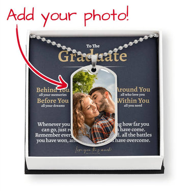 Graduation Morse Code Necklace - Love You This Much